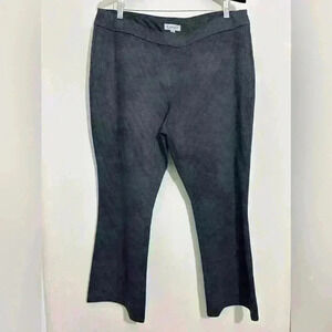 NWOT Nanette by Nanette Lepore Black Gray Knit Pattern Pull On Pants